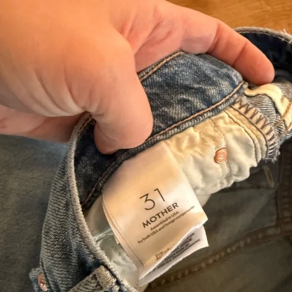 MOTHER Denim Lil’ Dodger Sneak sz 31 Tomorrow Always Knows - Picture 4 of 5